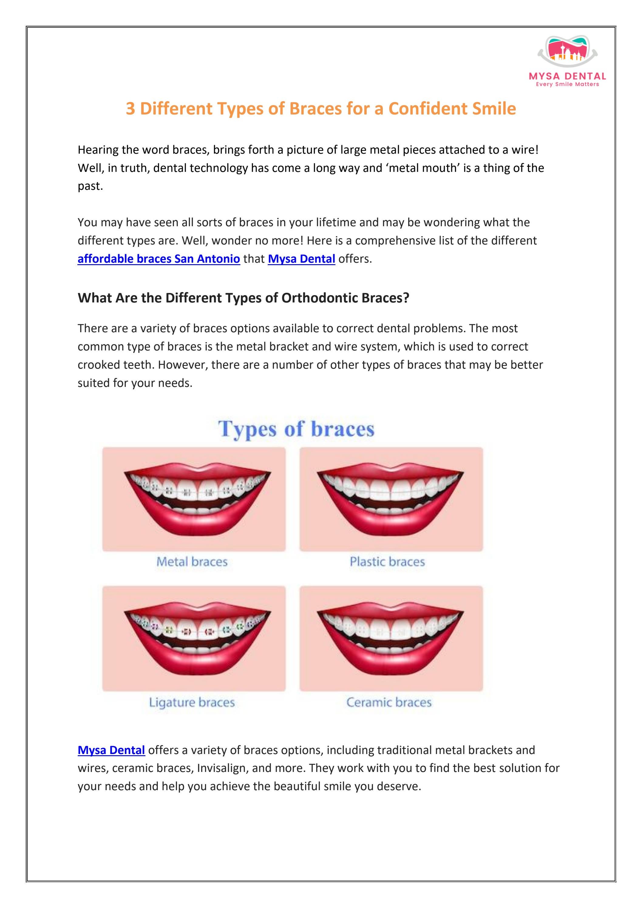 Affordable Orthodontic Options for a Confident Smile