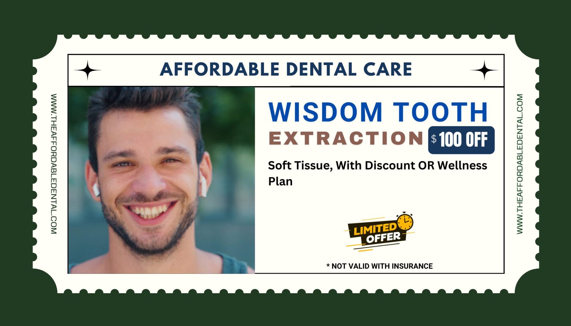 Affordable Dental Access, Wisdom tooth Surgical Extraction Coupon Price, Lilburn, GA 30047